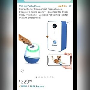 PupPod DOG CAMERA AND TRAINING TOOL